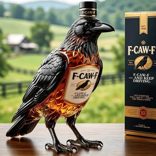 💥The F-CAW-F whisky Bottle — For Those Who Laugh at Life and Give Zero F*cks!