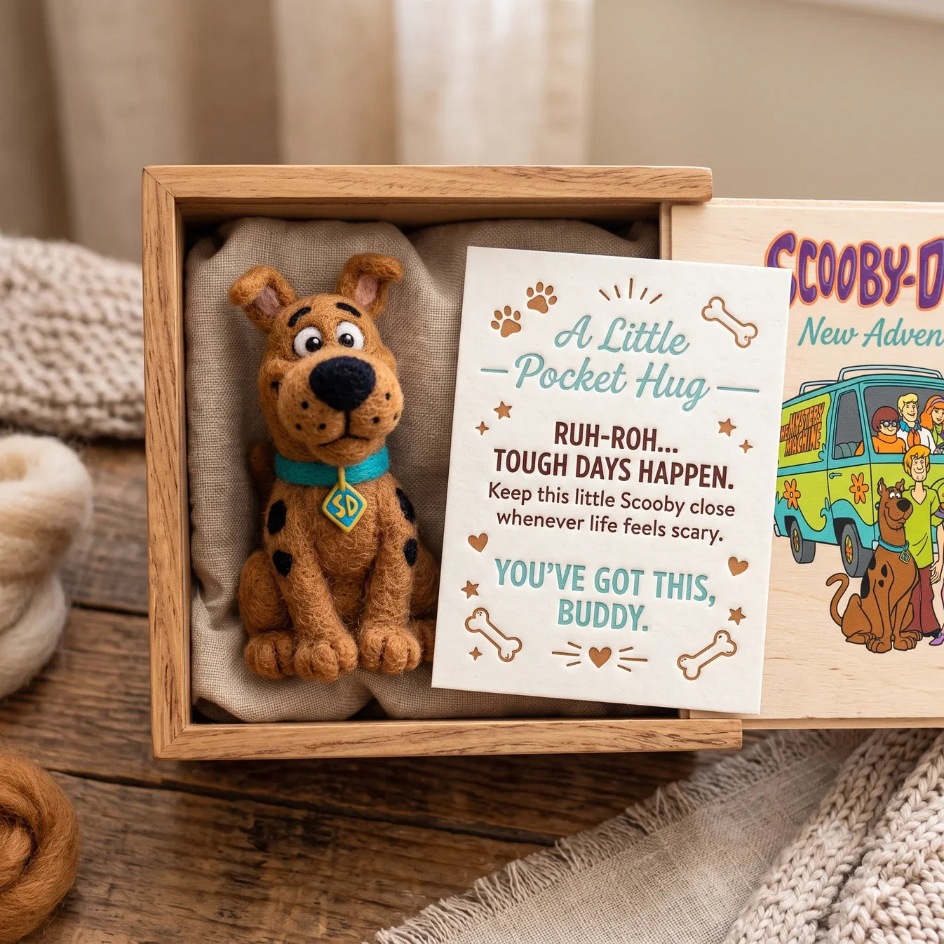 Scooby-Doo Felt Pocket Hug Set