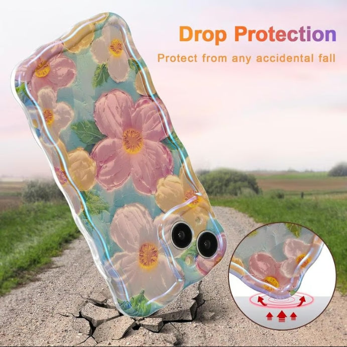 🌸Colorful Retro Oil Painting Print Phone Case