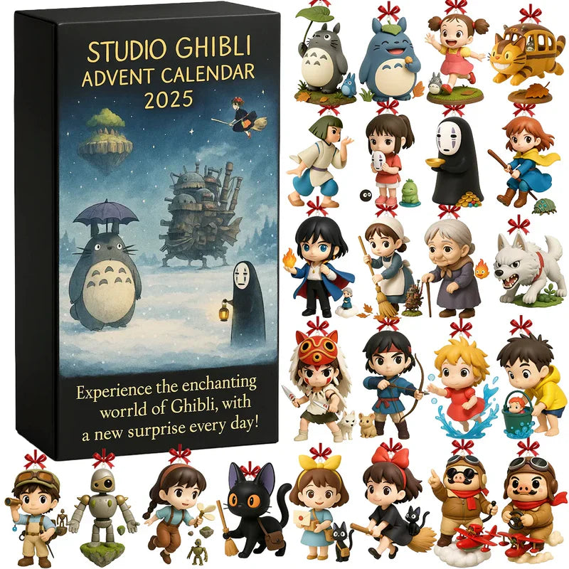 3D Sculpture-Classic Studio Ghibli Anime Advent Calendar 2025